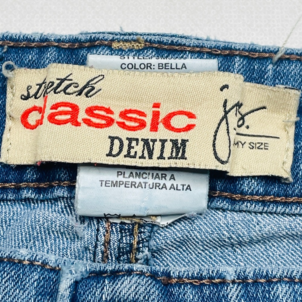 Just My Size JMS Skinny Jeans Womens 18W M Plus Size Blue Stretch Denim Casual - Picture 3 of 14